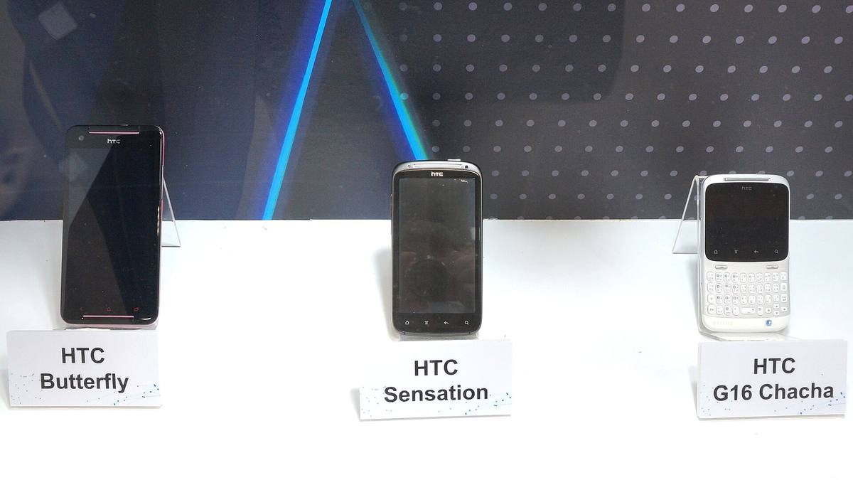 HTC Sensation na výstavě v Tchaj-peji